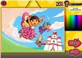 Dora Crystal Kingdom Coloring